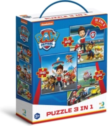 Puzzle Paw Patrol: Bereit für die Aktion 3in1