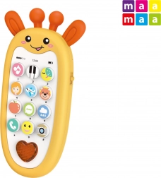 Kindertelefon Giraffe mit Effekten 13,5 cm