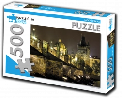Puzzle Nacht-Prag Touristenedition 500 Teile
