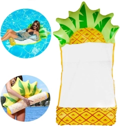 Aufblasbare Wasser-Hängematte Ananas mit Nylongitter für Pool und Strand
