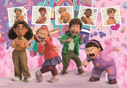 Disney Puzzle Verwandlung 104 Teile – Clementoni SuperColor