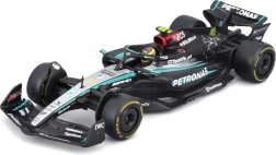 Bburago Modell F1 Mercedes‑AMG F1 W15 1:43 mit Fahrer in Vitrine