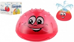 Leuchtender Wasserbrunnen für die Badewanne mit Batterien – Rot