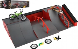 Skatepark – Finger-Board- und BMX-Set mit Rampen und Zubehör