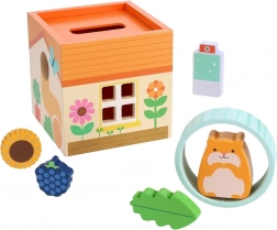 Petit Collage Häuschen für Hamster Hugo – hölzernes Mini-Set