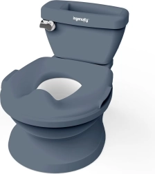 Ingenuity Kinder-Toilette mit Sound My Size PRO 2-in-1 grau