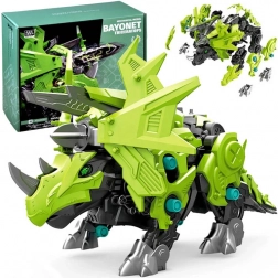 Bewegliches Modell eines mechanischen Triceratops-Roboters