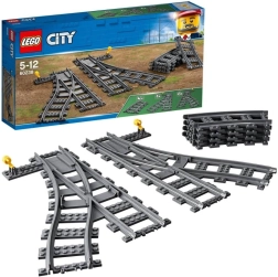 Lego City Weichen für Eisenbahngleise