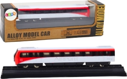 Sammelzugmodell rot‑weiß 1:48 aus Metall