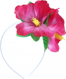 Hawaii-Stirnband mit 3 Blumen