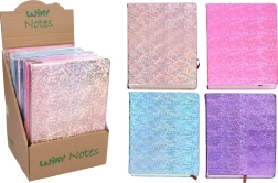 Liniertes Notizbuch 21 × 14,5 cm, 100 Seiten – Farbmix