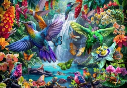 Puzzle Tropische Kolibris 1000 Teile