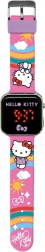 Digitale LED-Uhr mit Kalender Hello Kitty