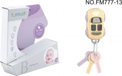 Weiches Schlüsselset mit Anhänger mit Lichtern für die Kleinsten