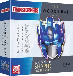 Holzpuzzle, beidseitig, TREFL Wood Craft Origin Transformers Optimus Prime, 505 Teile