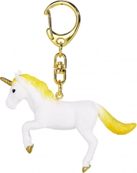 MOJO Schlüsselanhänger Einhorn im Sprung mit goldenen Details