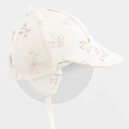 Kinder-Cap aus Baumwolle mit Schirm New Baby Zoe