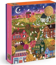 Metallisches Puzzle Spukdorf 1000 Teile