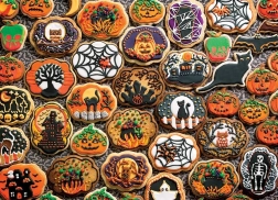 Puzzle Halloween-Kekse 1000 Teile COBBLE HILL
