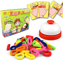 Geschicklichkeitsspiel WOOPIE FINGER GAMES – bunte Gummibänder (4+)