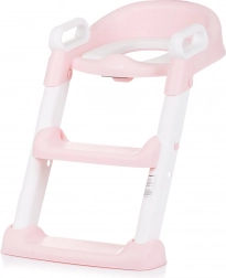 Toilettensitz mit Leiter Chipolino – Rosa