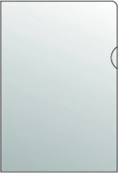 Transparente L-Sichthülle A4, PVC, 180 Mikron