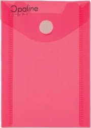 Briefhülle mit Druckknopf A7 hoch OPALINE rosa