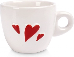 Keramik-Espressotasse Herz 80 ml