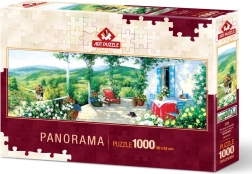 Panorama-Puzzle Art Puzzle Gast auf der Veranda, 1000 Teile