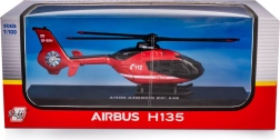Rettungshubschrauber der Feuerwehr AIRBUS EC135 1:100 Metallmodell