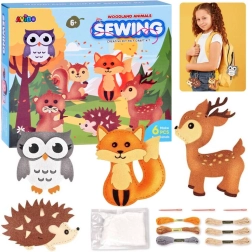 Kreativset zur Herstellung von Waldtieren aus Filz