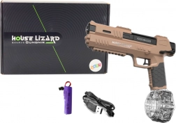 Automatische Wasserpistole mit transparentem Behälter