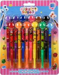 Duftende Gelstifte mit Bommel, 12 Stück