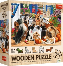 Holzpuzzle Hundefreundschaft 1000 Teile