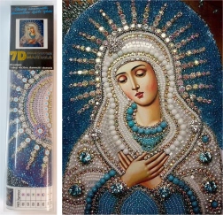 NORIMPEX Diamantmalerei 7D Mutter Gottes 30x40 cm