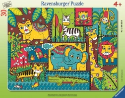 Ravensburger Puzzle Tiere im Dschungel 30 Teile