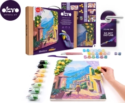 Malen nach Zahlen und 3D-Modellierung – Bild Lemon Weekend 30 × 40 cm