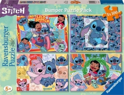 Puzzle Disney Stitch 4x100 Stücke
