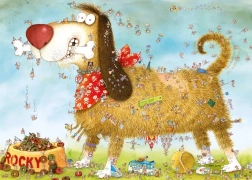 Puzzle 'Auf dem Hund' 1000 Teile