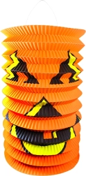 Halloween-Lampion Kürbis 15 cm