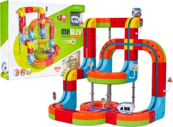 Magnetische bunte Strecke mit Zug – 140 Teile