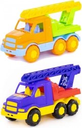 Plastik-Feuerwehrauto mit ausziehbarer Leiter