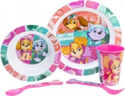 Kindergeschirr-Set 5-in-1 PAW PATROL pink