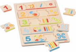 Holz-Steckpuzzle Lerne zu zählen