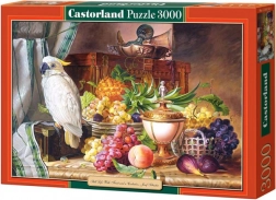 Puzzle 3000 Teile Stillleben mit Papagei, Josef Schuster
