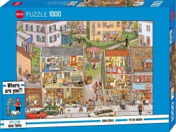 HEYE Puzzle Seek & Find: Stadthäuser, 1000 Teile