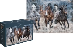 Puzzle Wild Horses: galoppierende Pferde 1000 Teile