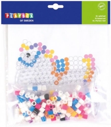 Bügelperlen PLAYBOX – kleines Set Pferd XL, 250 Stk.