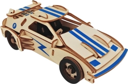 Woodcraft Holz 3D Puzzle Rennwagen