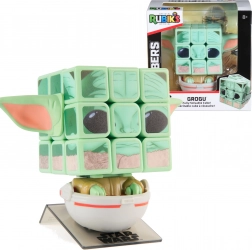 Rubiks Zauberwürfel 3x3 STAR WARS Mandalorian Grogu Figur